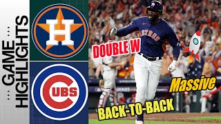Astros vs Cubs Highlights Fly that W! Aother SWEEP for Astros 🧹