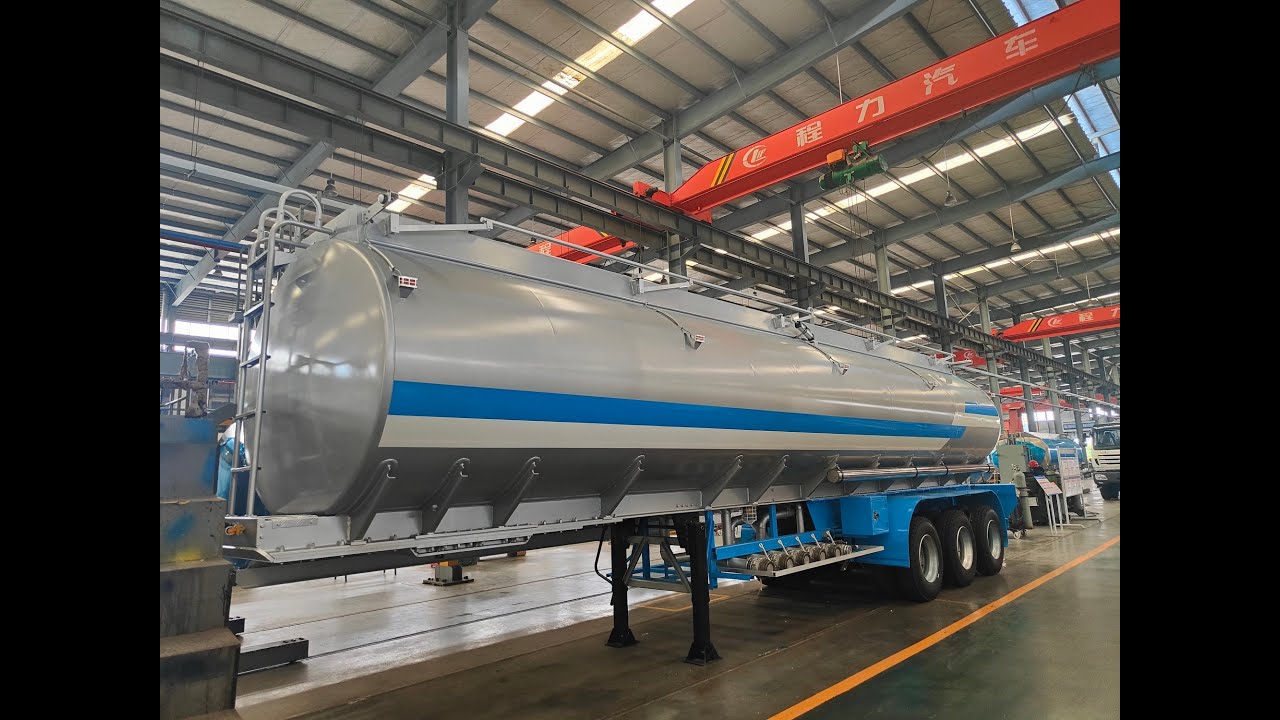 ADR Standard Fuel Tank Trailer Aluminum Alloy Civacon Valve