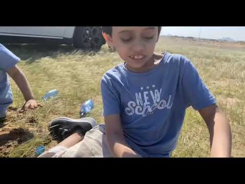 عائلة جمال بتال و اياد في نزهة في ينبع اجواء الشتاء