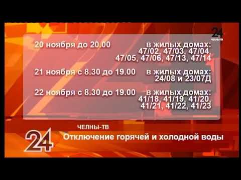 Отключение горячей и холодной воды
