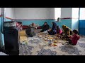 A new family in a new village  sharing a delicious lunch in iran 2022