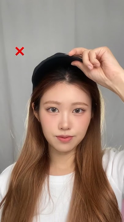 볼캡 여신 되는 모자 예쁘게 쓰는법 - YouTube