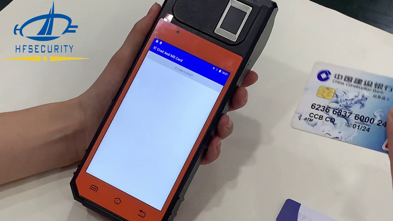 HFSecurity FP09 Fingerprint POS Terminal - YouTube