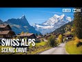 Swiss Valley, Grindelwald - Interlaken 🇨🇭 Switzerland [4K HDR] Scenic Driving Tour