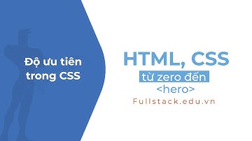 Mức độ ưu tiên trong CSS
