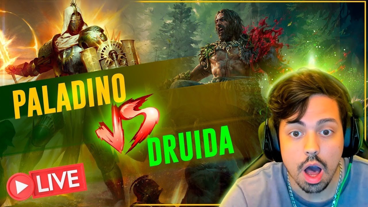 DIABLO 4 X POE 2 - PALADINO X DRUIDA - LIVE ON - NOVA TEMPORADA - !pix, !canal, !build