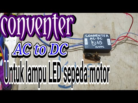 modul converter AC DC kj69 untuk lampu LED dan cara pasangnya