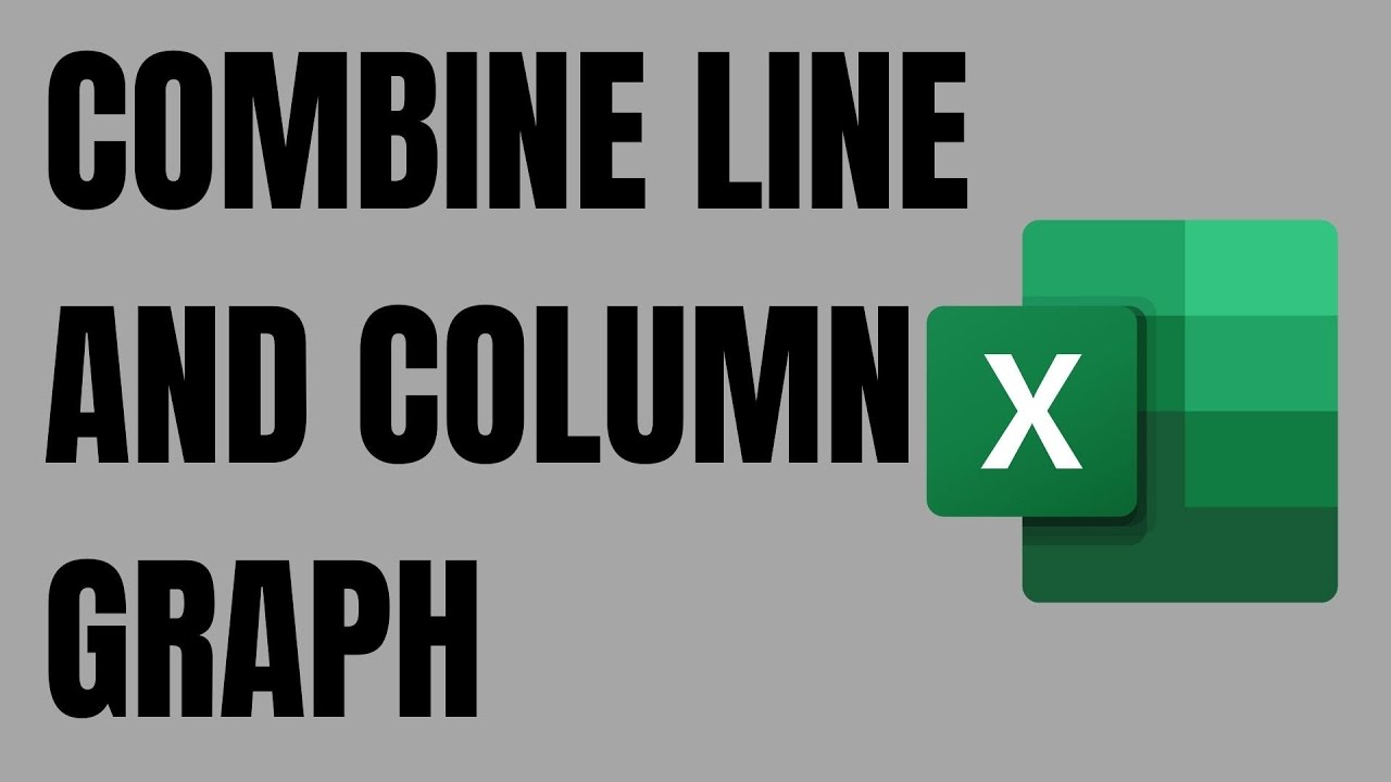 How to Combine a Line graph and Column graph in Microsoft Excel - YouTube