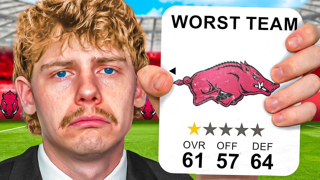 I Rebuilt The Worst Arkansas Team Ever...