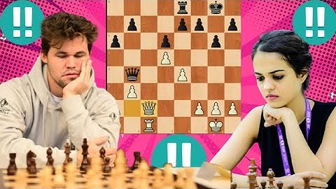 Crazy Tania Sachdev vs Magnus Carlsen 8