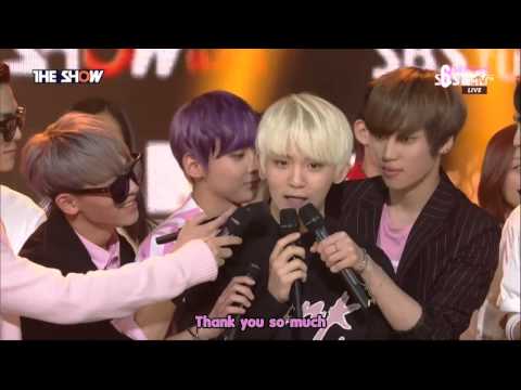 6TOTSubs 150630 SBS MTV The Show TEENTOPAHAH1stWIN Winning Speech