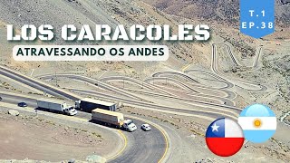 Fronteira ARGENTINA-CHILE │De CARRO pela Cordilheira dos ANDES│ ACONCAGUA │PUENTE INCA│LOS CARACOLES