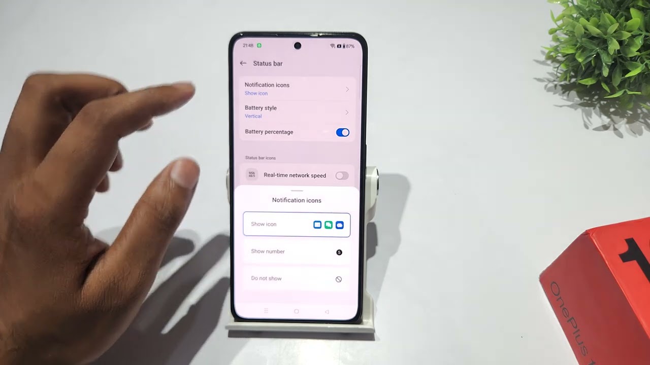 How to show network speed in oneplus 11 5G | oneplus 11r 5G battery percentage kaise show kare