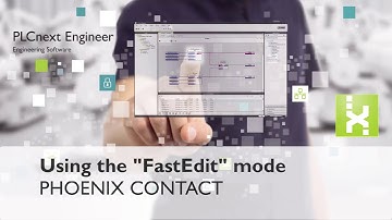 Using the "FastEdit" mode in development | Getting started with PLCnext Engineer