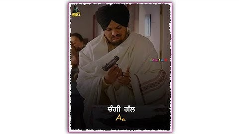 Sidhu Moosewala Dailouge Whatsapp Status | sidhu moose wala attitude status  sidhu moose wala status