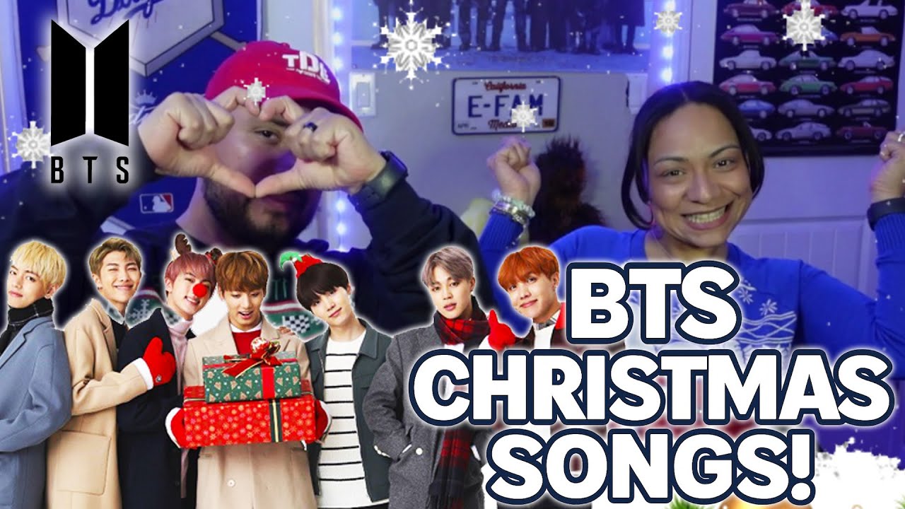 Reacting to BTS Christmas Holiday Music! MERRY CHRISTMAS eFAM!