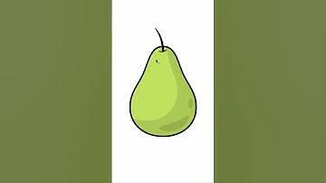 Awesome pear design process | Adobe Illustrator Tutorial