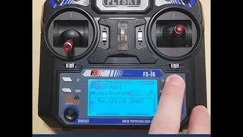 How to factory reset a FLYSKY FS-i6