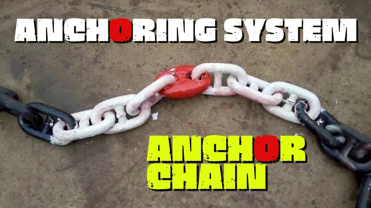 ANCHOR CHAIN, ANCHORING SYSTEM