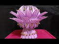 Pot bunga dari garpu plastik/Flower pots from plastic forks