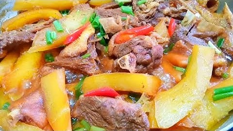 Vịt Kho Đu Đủ Thơm Ngon Hết Sạch Nồi Cơm