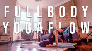 FULL BODY STRETCH - 30 min Heated Yoga Workout For Strength &amp; Flexibility