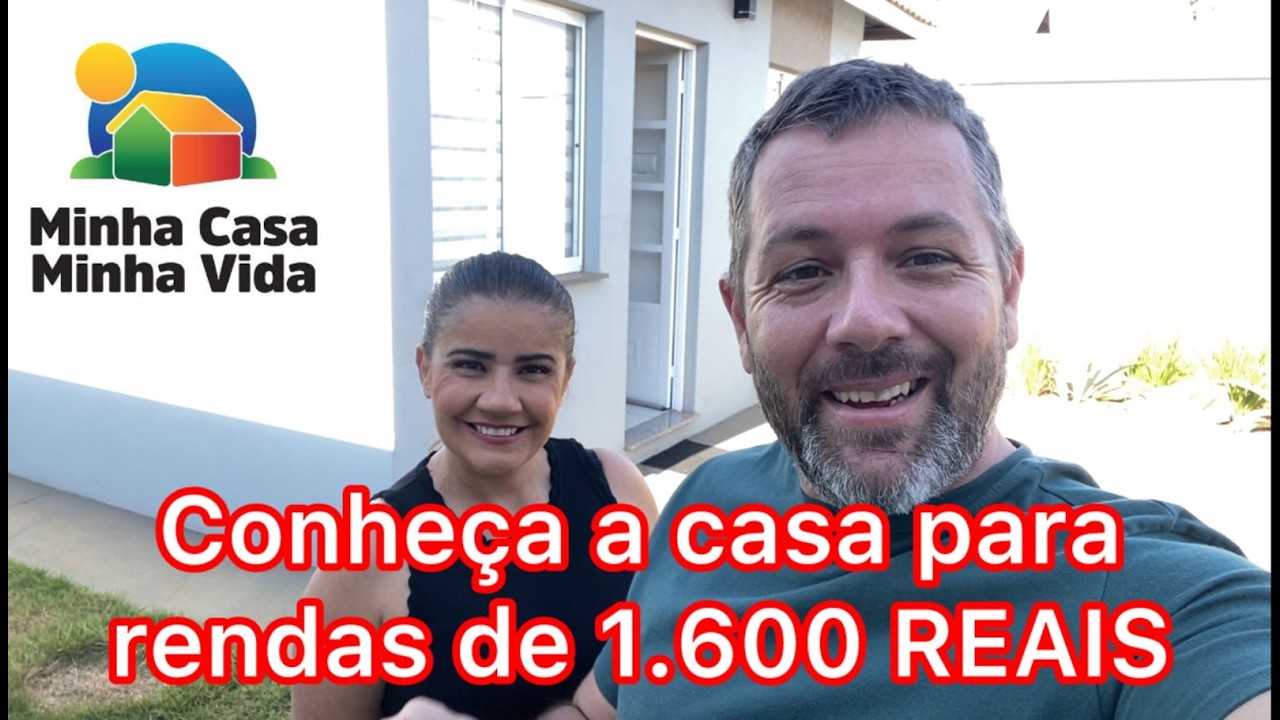 Tour Casa 200 - Para Renda de 1.600,00 -?Minha Casa Minha Vida.