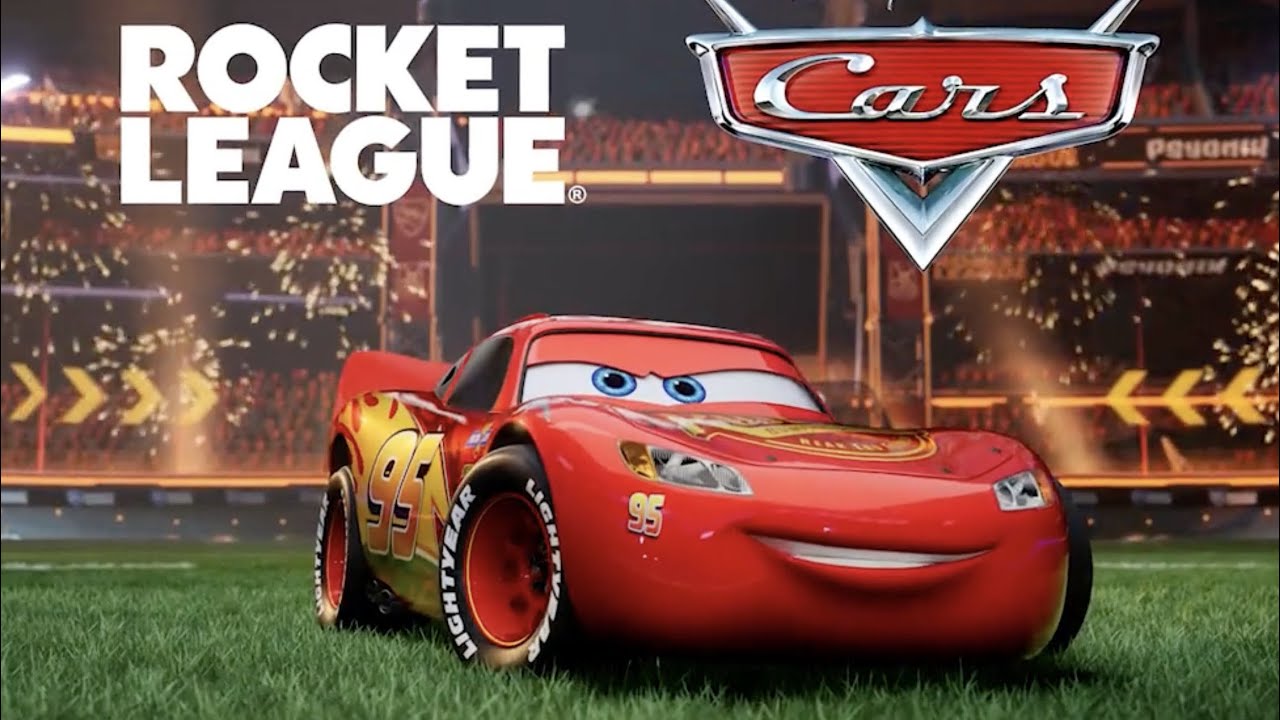 Lightning McQueen in Rocket League! #lightingmcqueen #rocketleague #fy