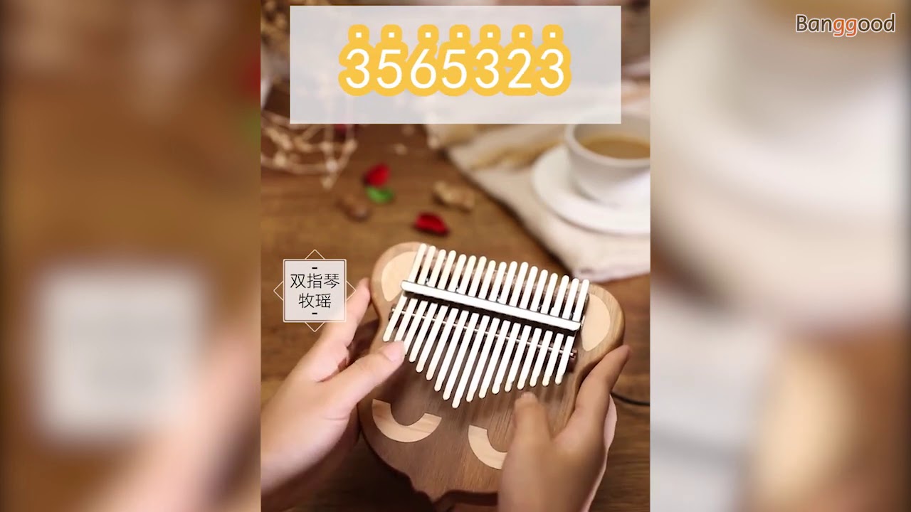 How to play with thumb piano丨Thumb piano sheet music Banggood Toy