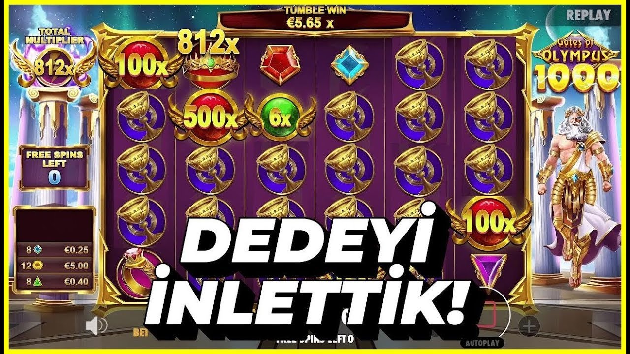 SLOT OYUNLARI GATES OF OLYMPUS 1000 ⚡ Devasa Ödül İmkanları! - YouTube