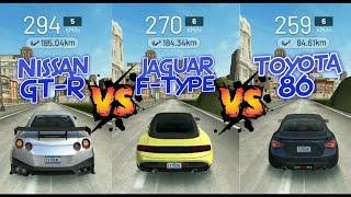 Nissan GTR Nismo vs Jaguar F-Type vs Toyota 86 Drag Race - Extreme Car Driving Simulator screenshot 4