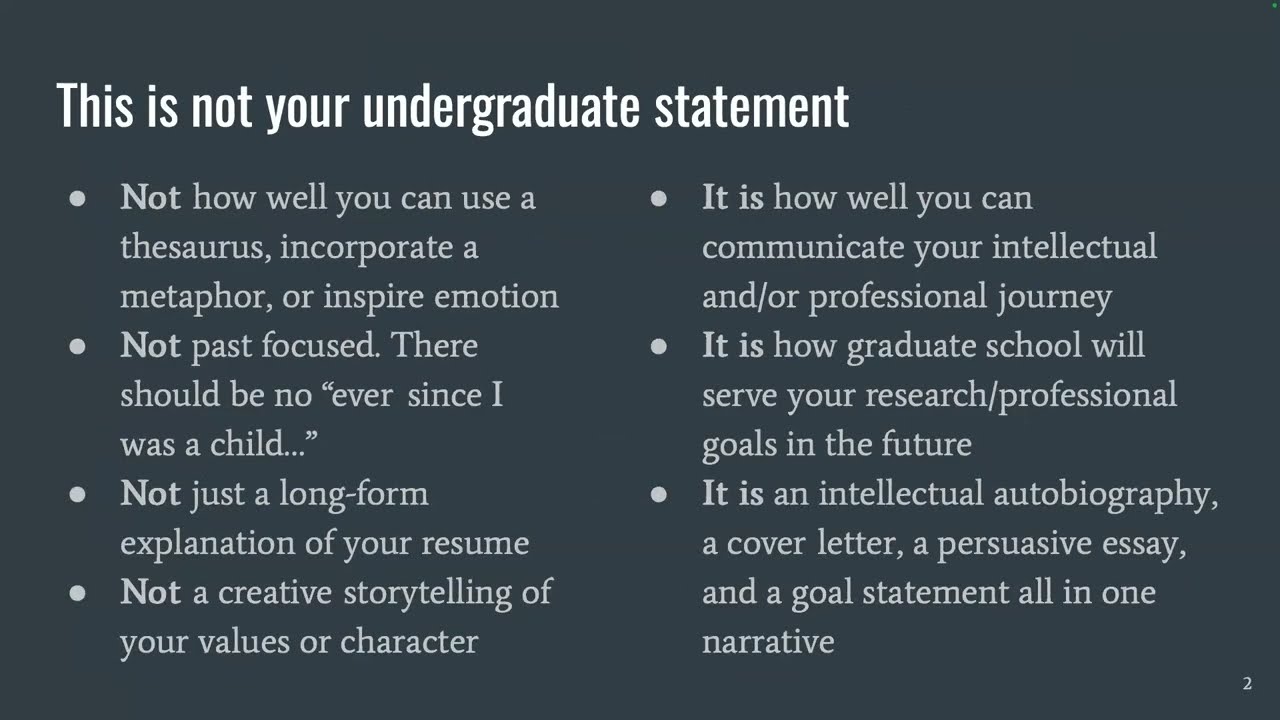 Personal Diversity Statement Writing for MA MS PhD Applications