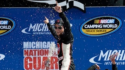 Victory Lane: James Buescher wins at Michigan