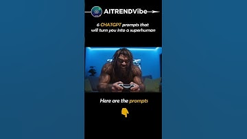 6 ChatGPT Prompts That’ll Turn You Into a Real-Life SUPERHUMAN ⚡ | AI Hacks You Need to Try! #shorts