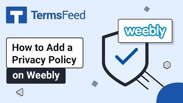 How to Add a Privacy Policy page on Weebly website