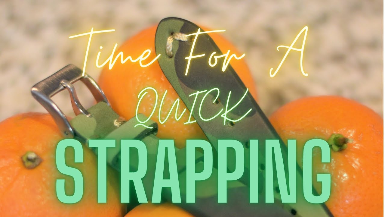 A Quick Strapping Ep.1 StrapsCo. Nubuck Leather in Green Camo