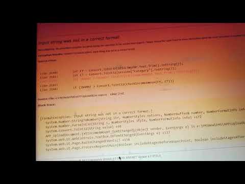 Servers Error in /'pmsedu Application