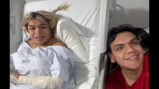 Ya se le pasó la anestesia a wendy ya ahora si lloró