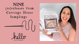 NINE New (re)Releases from Carriage House Samplings! Hooray!