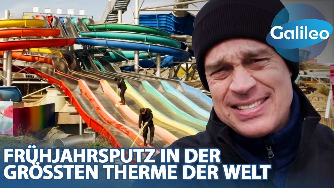 Feucht, dreckig, rutschig: Reporter Harro beim Frühjahrsputz im Freibad