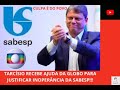 "CULPA DO POVO? Globo defende aumento da Sabesp para 'frear consumo' e protege Tarcísio!"