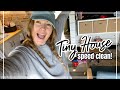 Clean With Me: Tiny House Edition | TINY HOUSE SPEED CLEAN