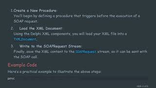 How to Copy an XML Document to a SOAPRequest Object in Delphi