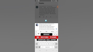 No Record Found kppsc, reply to fans comment @muhammadshoaibbaig