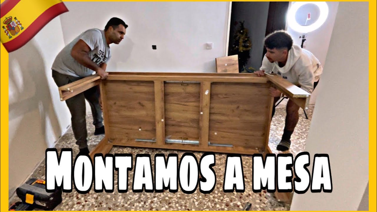 🇪🇸 MONTAMOS A NOSSA MESA NOVA 🙌 