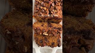 Pumpkin Pecan Banana Bread🧡 #shorts Pumpkin Pecan Banana Bread🧡 #shorts