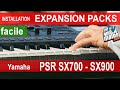 Comment installer un expansion pack yamaha sur le psrsx700 ou psrsx900
