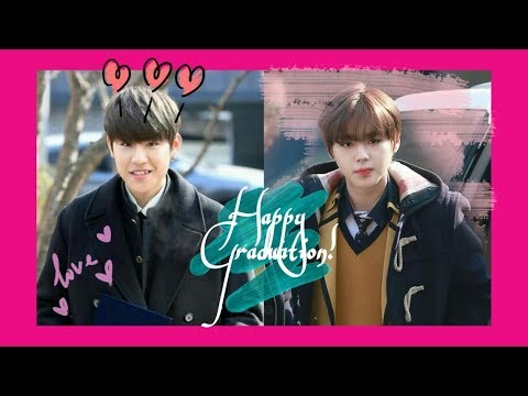 Wanna One Park Ji Hoon Park Woo Jin Graduation