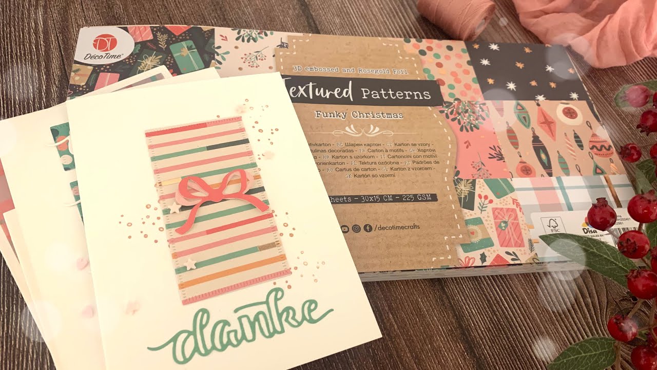 Action • KEINE Weihnachtskarten aus dem Block Funky Christmas von #decotimecrafts