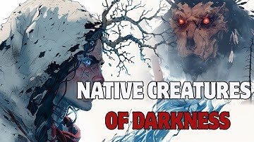 Darkest Native American Folklore Creatures #Myths #History
